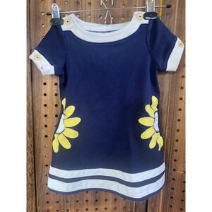 Hartstrings Mod Daisy Dress Kids 4T Retro Summer